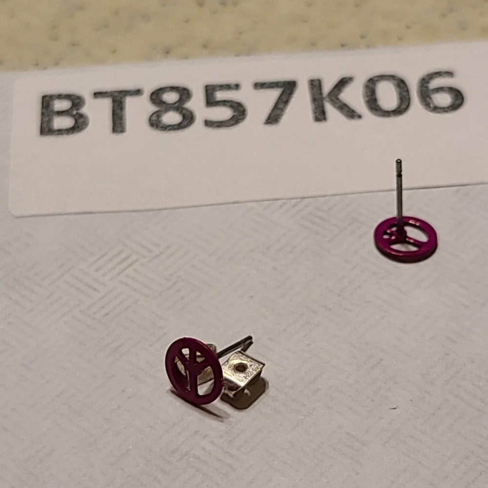Girls Earrings Peace